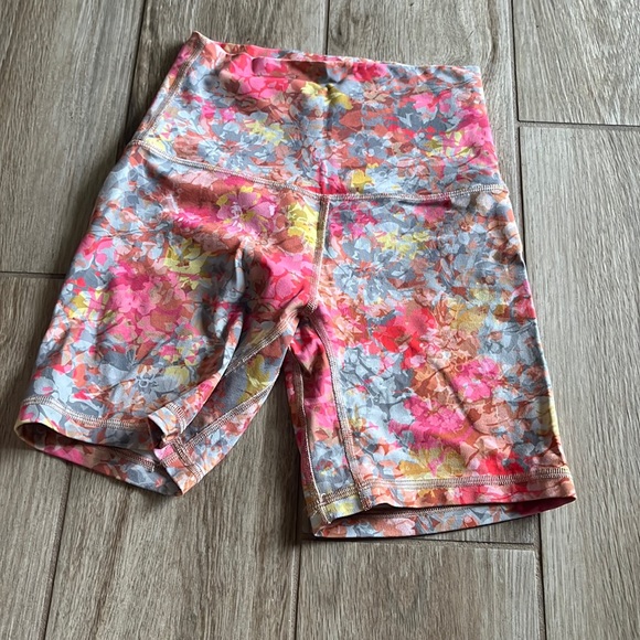 lululemon athletica Pants - Lululemon Colorful Biker Shorts
